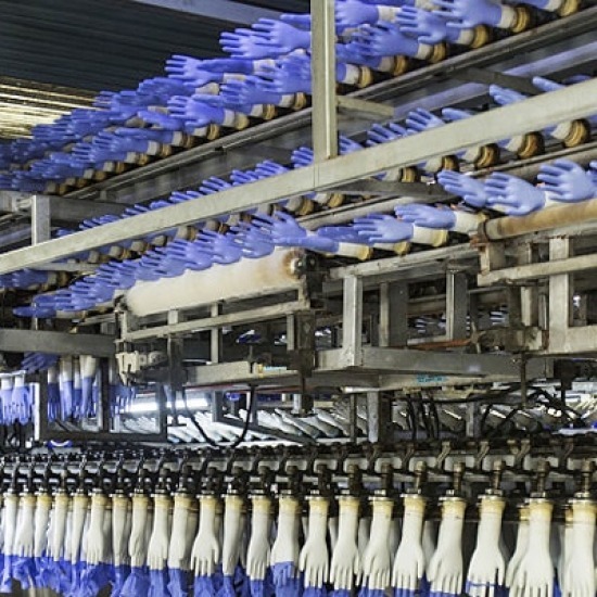 เครื่องผลิตถุงมือยาง - เอ็นพีพี โปรดักชั่น ซัพพลาย  - บริษัทออกแบบ ติดตั้งเครื่องจักรผลิตถุงมือยาง